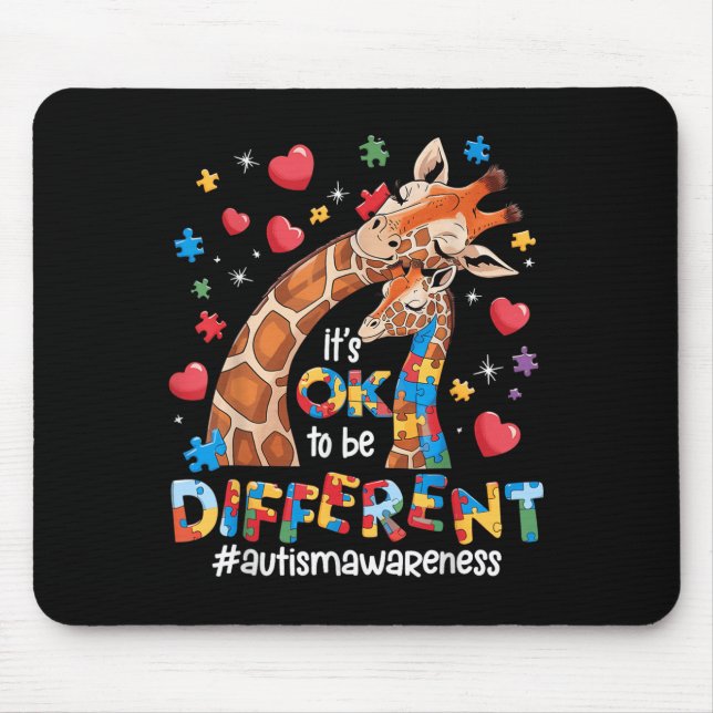 Det är okej att vara annorlunda Autism Awareness C Musmatta (Framsidan)