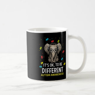 Det är okej att vara annorlunda Autism Awareness E Kaffemugg