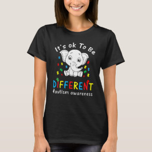 Det är okej att vara annorlunda Autism Awareness E T Shirt