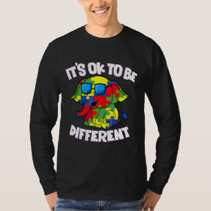Det är okej att vara annorlunda Autism Awareness E T Shirt