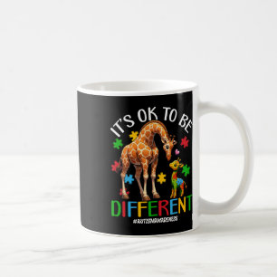 Det är okej att vara annorlunda Autism Awareness G Kaffemugg