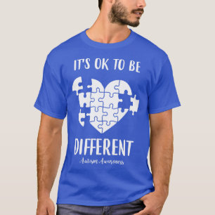Det är okej att vara annorlunda Autism Awareness H T Shirt