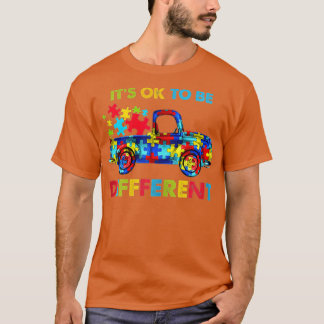 Det är okej att vara annorlunda Autism Awareness M T Shirt