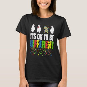 Det är okej att vara annorlunda Autism Awareness P T Shirt
