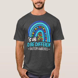 Det är okej att vara annorlunda Autism Awareness R T Shirt
