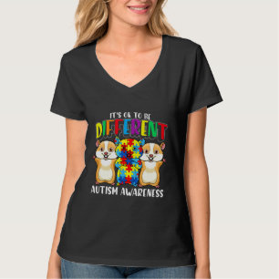 Det är okej att vara annorlunda autismmedvetenhet t shirt