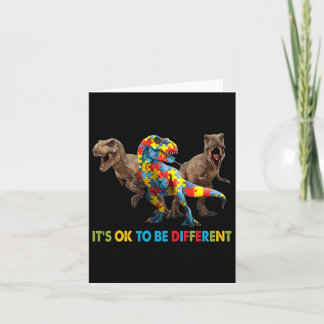 Det är okej att vara annorlunda dosinosaur Autism  Kort