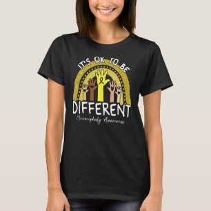 Det är okej att vara annorlunda mikrocefhaly Aware T Shirt