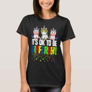 Det är okej att vara annorlunda. t shirt