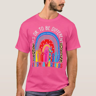 Det är okej att vara en annan autismmedvetenhet. t shirt