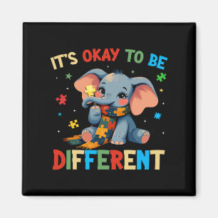 Det är okej att vara en annan elefant-autism-medve magnet