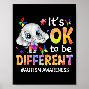 Det är okej att vara en annan elefant poster
