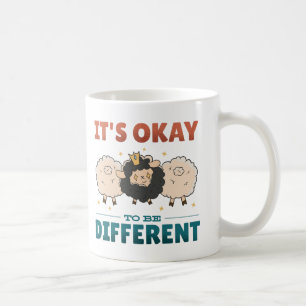 Det är okej att vara en annan inbjudan kaffemugg