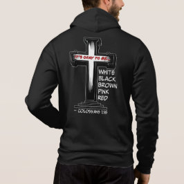 "Det är okej att vara Färg" Kor Hoodie T Shirt