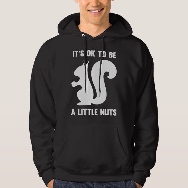 Det är okej att vara lite Nöt Hoodie (Framsida)
