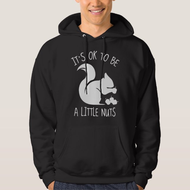 Det är okej att vara lite Nöt Hoodie (Framsida)