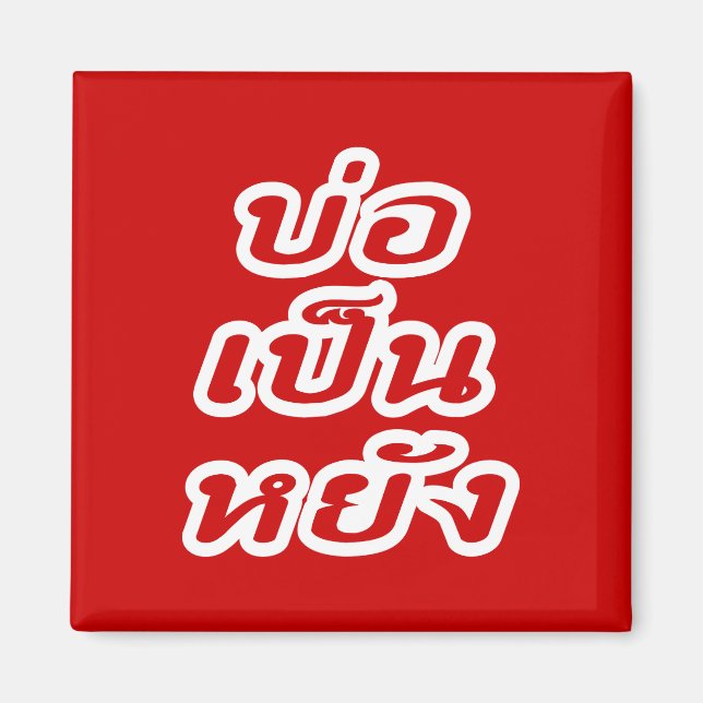 Det är okej ♦ Bor Yang på Thai Isaan Dialect ♦ Magnet (Framsidan)