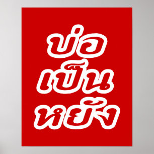 Det är okej ♦ Bor Yang på Thai Isaan Dialect ♦ Poster