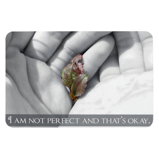 "Det är okej" Motiveringsbekräftelse Flexibel Magnet (Horisontell)