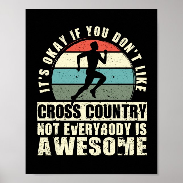 Det är okej om du inte gillar cross country poster (Framsidan)