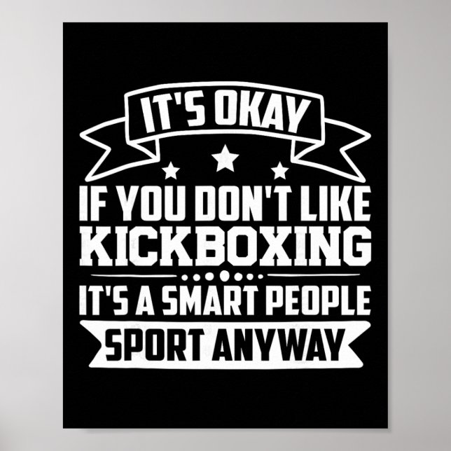 Det är okej om du inte gillar kickboxning Smarta m Poster (Framsidan)