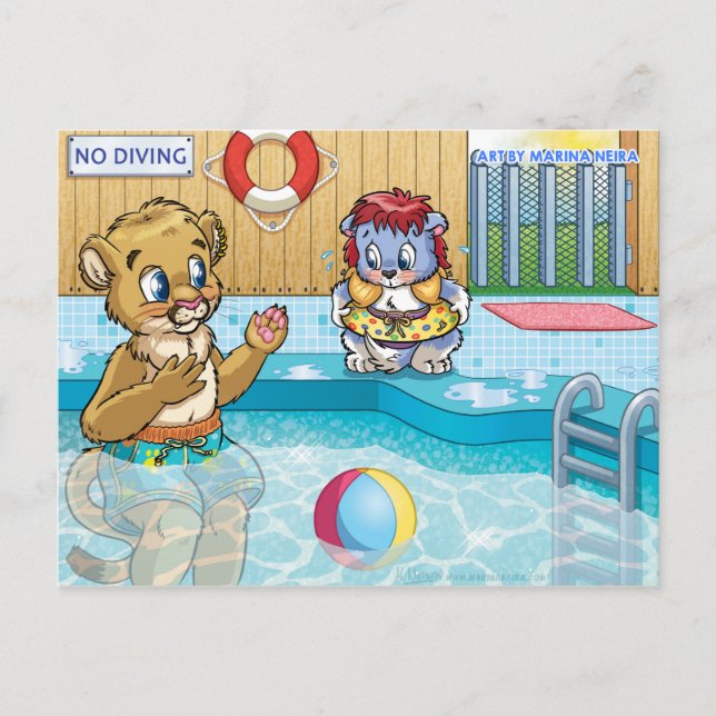 Det är okej, Pappa Har You Vykort (Framsida)