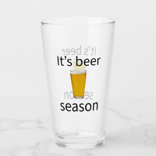 Det är ölsäsong Rolig ölälskare pint Glaskopp