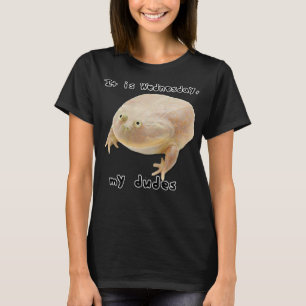 Det är onsdag My Dudes Funny Classic Frog Meme O T Shirt