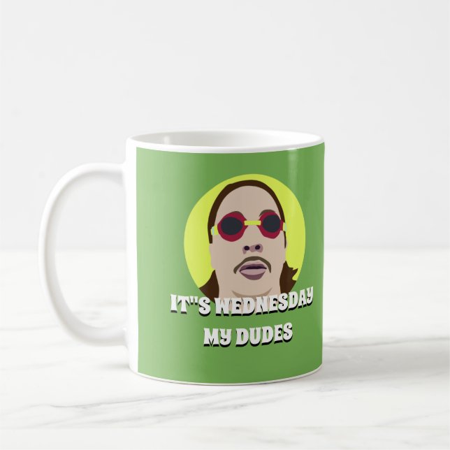 Det är onsdagen min Dudes Kaffemugg (Vänster)