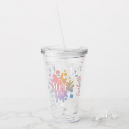 Det är ont om tid, regnbåge, party take away mugg