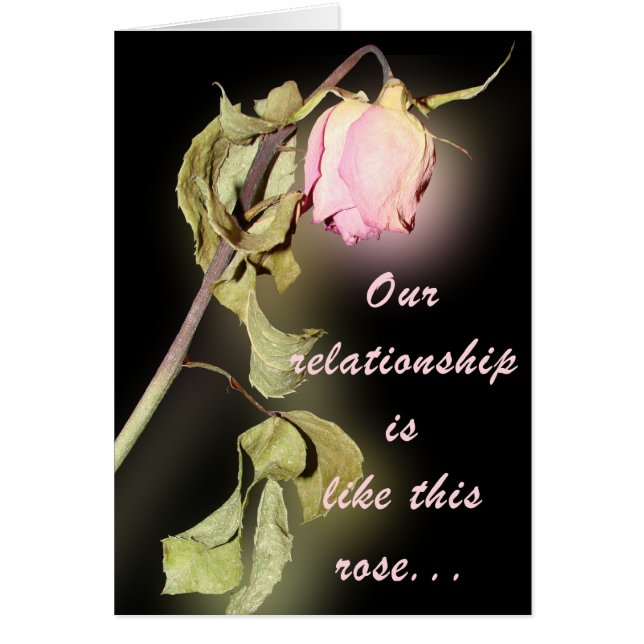 Det är över hälsningskort (Framsidan)