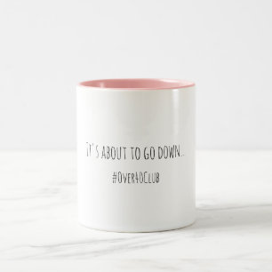 Det är på väg att gå ner i kaffe Mugg