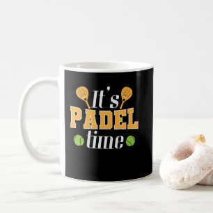 Det är Padel Time Tennis Sport Kaffemugg