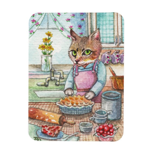 Det är Paj tid Magnet (Vertikal)