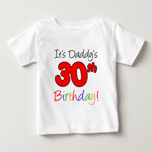 Det är pappor30års födelsedag t-shirt (Framsida)