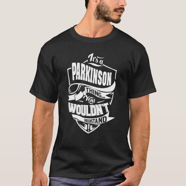 Det är Parkinson Sak T Shirt (Framsida)