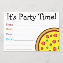 Det är Party! Pizza-födelsedagen