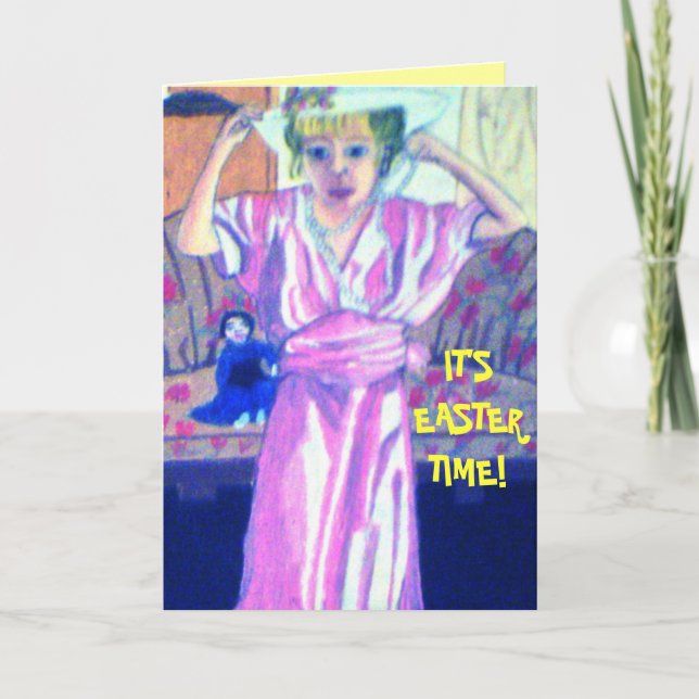 DET ÄR PÅSKTID kort (Framsida)