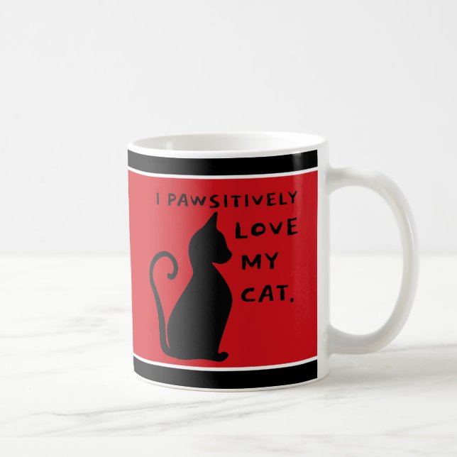 Det är Pawsome! Cat Lovers Roligt Kaffemugg (Höger)