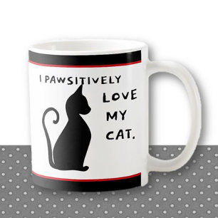 Det är Pawsome! Cat Lovers Roligt Kaffemugg