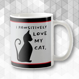 Det är Pawsome! Cat Lovers Roligt Kaffemugg