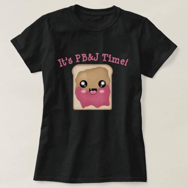 Det är Peanut Butter Jelly Time T Shirt (Design framsida)
