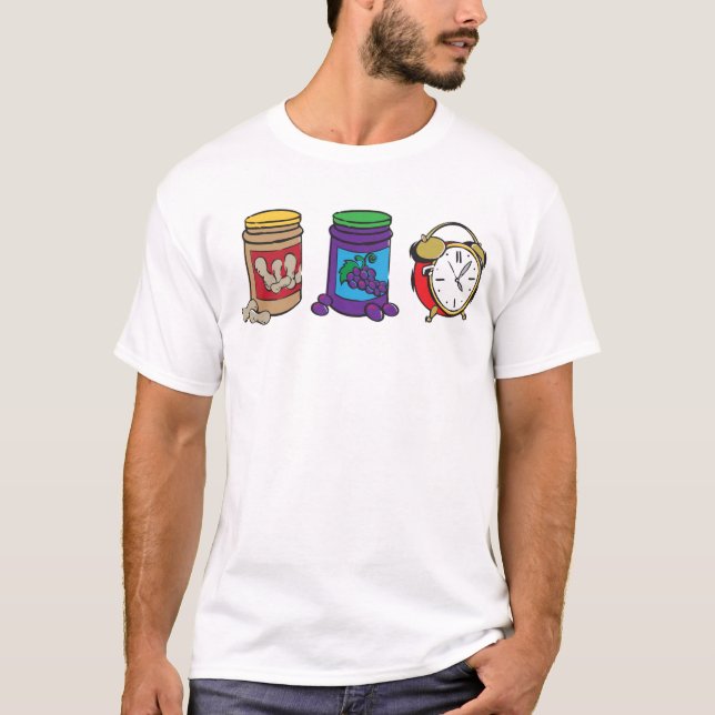 Det är Peanut Butter Jelly Time! Tee Shirt (Framsida)