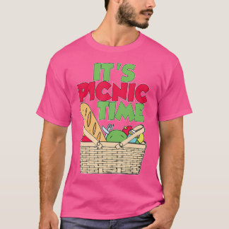 Det Är Picknick Tid Familjeresa Sommarlov Campi T Shirt