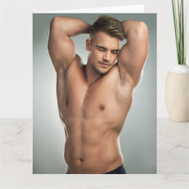 Det är Pits Hett Guy Hälsning Card Kort