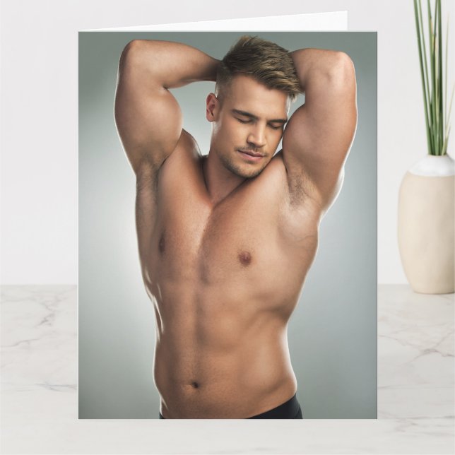 Det är Pits Hett Guy Hälsning Card Kort (Framsida)