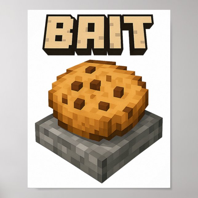 Det är Pixel Cookie Trap Gamer Poster (Framsidan)