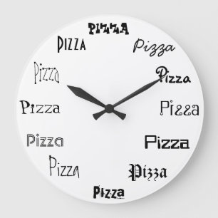 Det är Pizza Time Stor Klocka