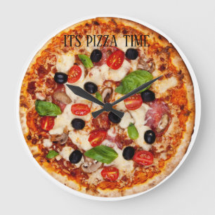 Det är Pizza Time!! Stor Klocka