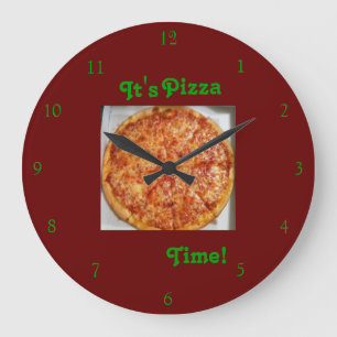 Det är Pizza Time! Ta tid på Stor Klocka